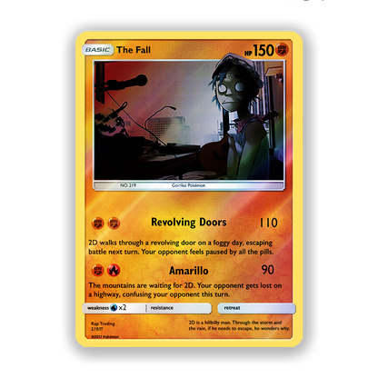 Gorillaz The Fall Pokémon Card