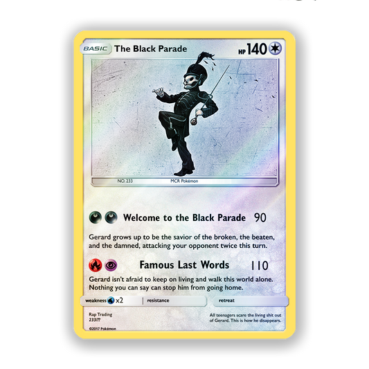 My Chemical Romance The Black Parade Pokémon Card