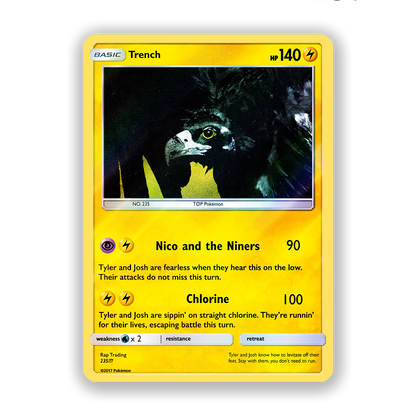 Twenty One Pilots Trench Pokémon Card