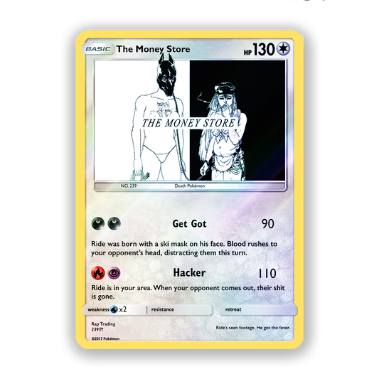 Death Grips The Money Store Pokémon Card