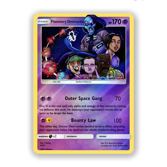 Logic Planetory Destruction Pokémon Card