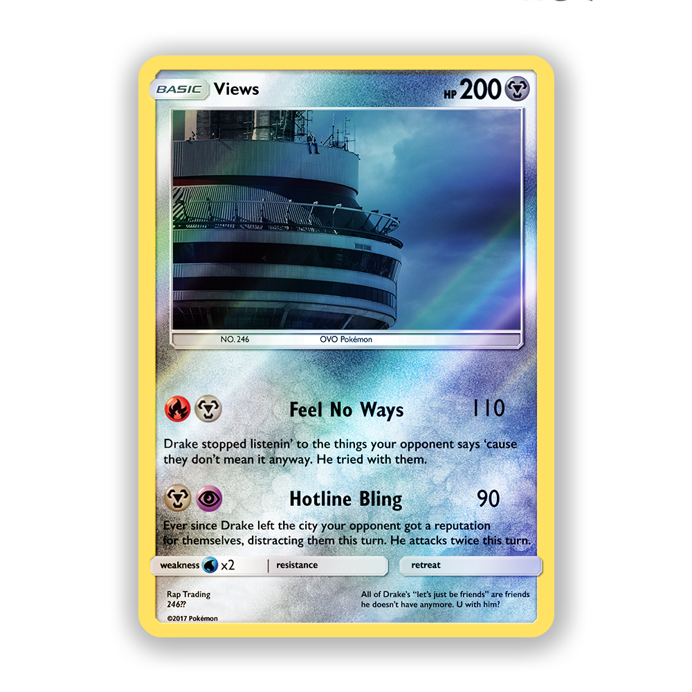 Drake Views Pokémon Card
