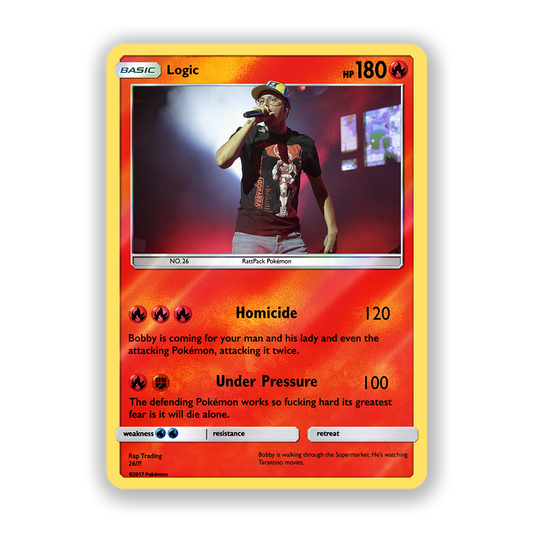 Logic Holographic Pokémon Card