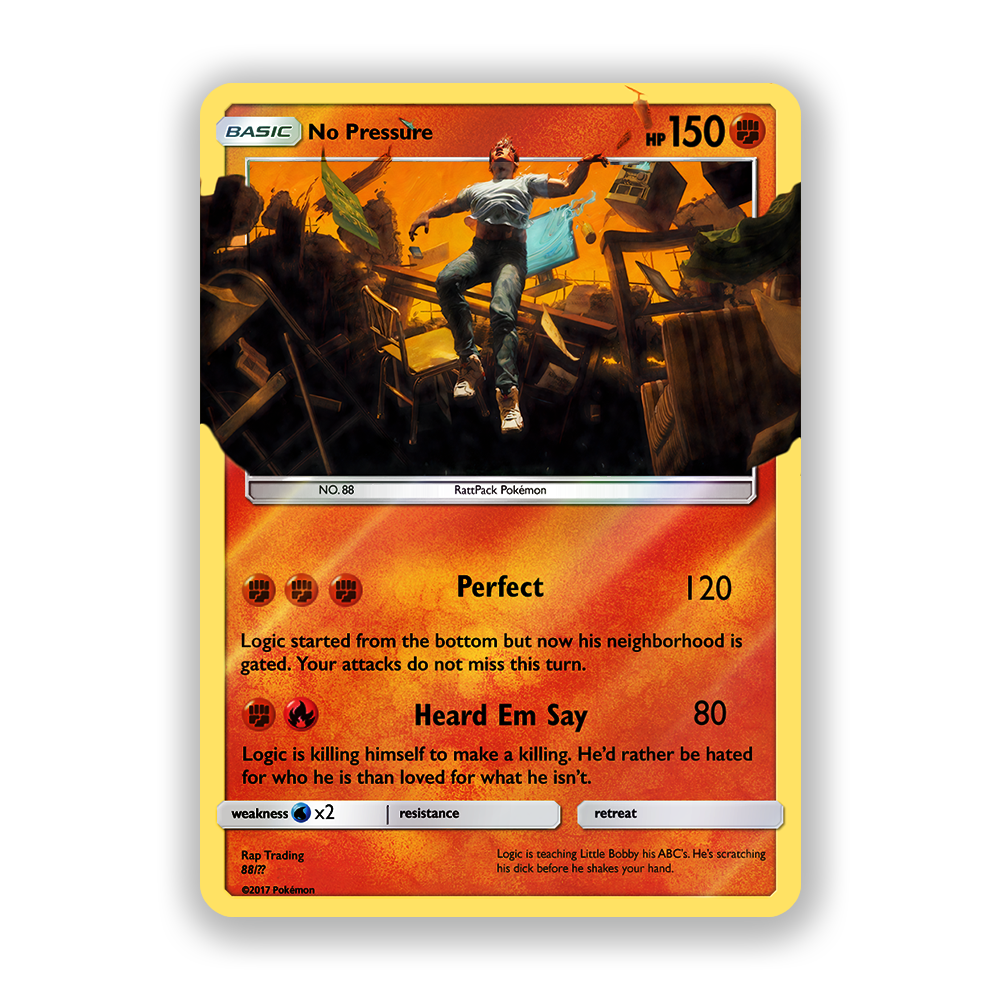 Logic No Pressure Holographic Pokémon Card