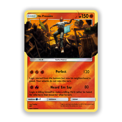Logic No Pressure Holographic Pokémon Card