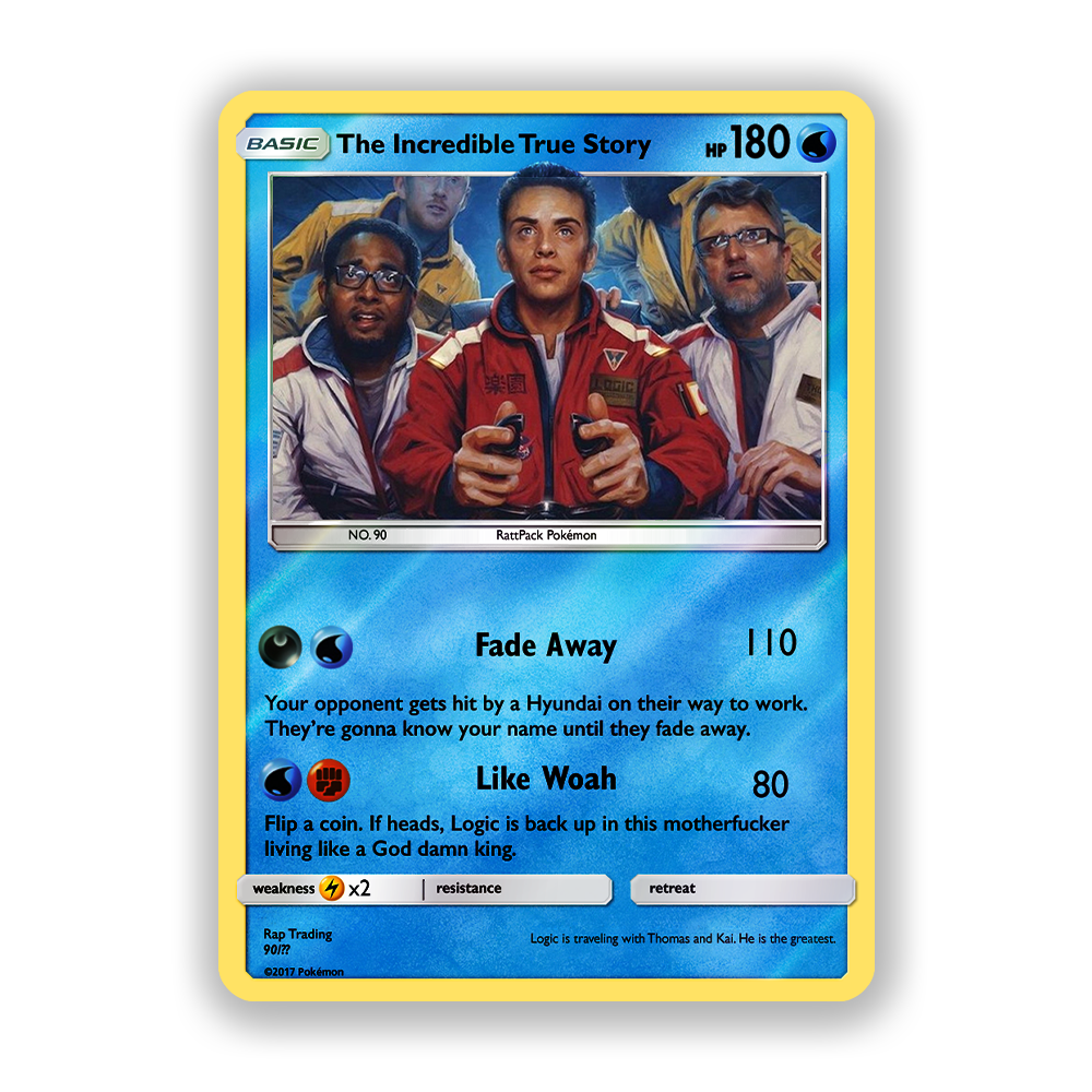 Logic The Incredible True Story Holographic Pokémon Card