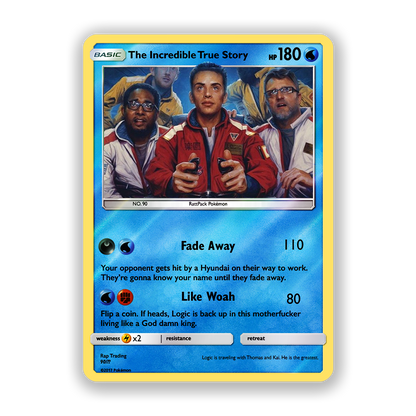 Logic The Incredible True Story Holographic Pokémon Card